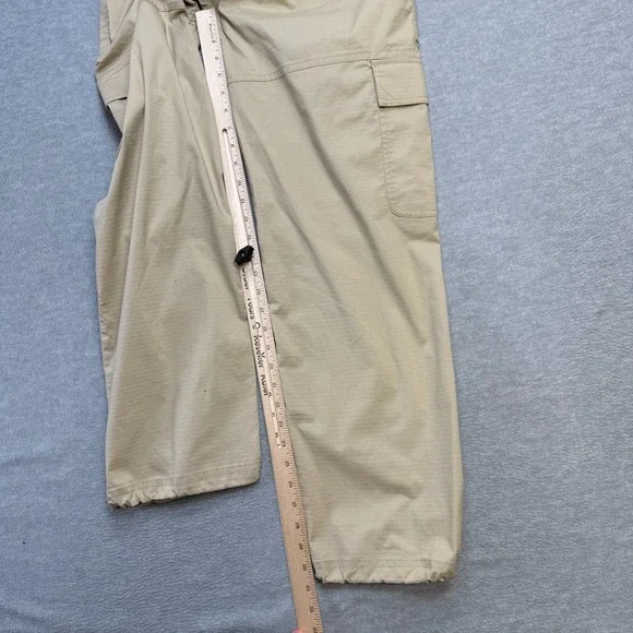 Prana Pants Women 4 Beige Palisades Ripstop Utility Cargo Elastic Waist Hike NEW - Picture 10 of 11